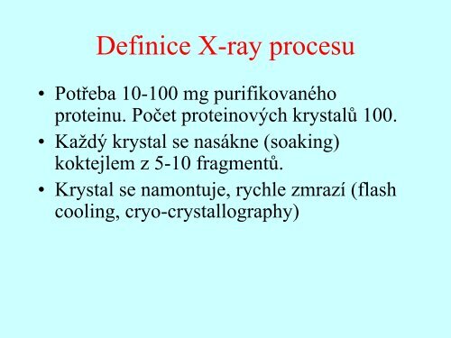 Fragment based drug design