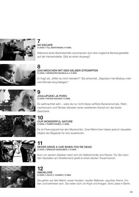 Filmz-Programmheft 2009