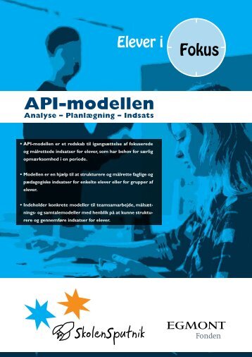 API-modellen - SkolenSputnik