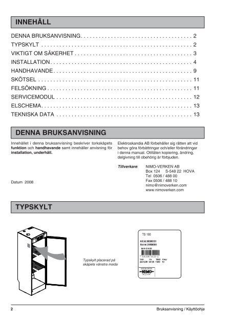 INsTaLLaTIoN - Cylinda