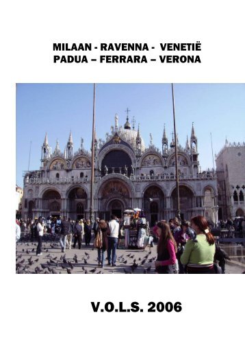 Milaan - Ravenna - Venetië - Padua - Ferarra - Verona. - VOLS