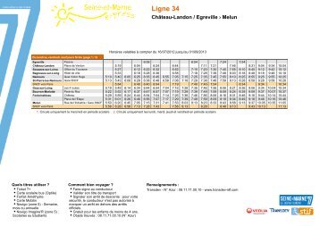 Ligne 34 - Seine-et-Marne Express