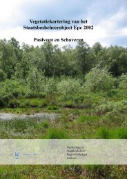 Vegetatiekartering Paalveen en Schaveren - Giesen & Geurts