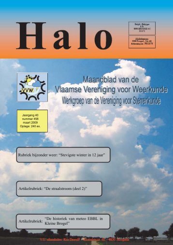 Halo proefnummer - dit is tevens een "historisch ... - Weerkunde