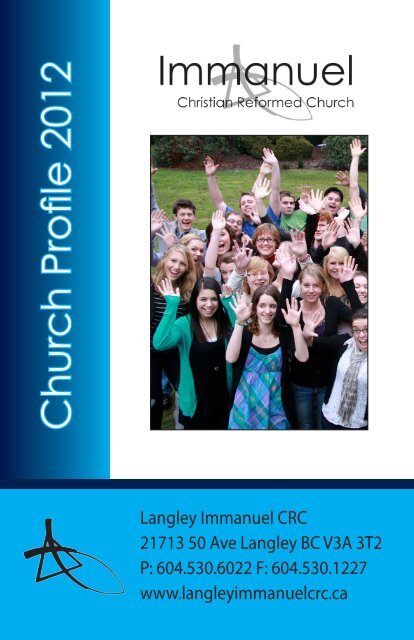 Brochure 1 - Langley Immanuel Christian Reformed Church