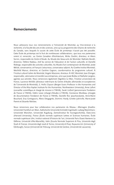 Programme et Abstracts (PDF) - Réseau International pour la ...