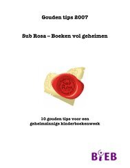 Gouden tips 2007 Sub Rosa – Boeken vol geheimen - Openbare ...