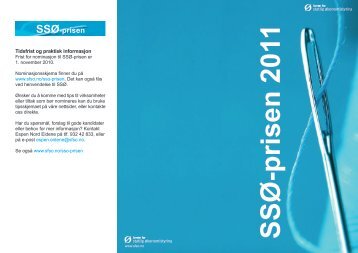 SSØ-prisen 2011 - Direktoratet for økonomistyring