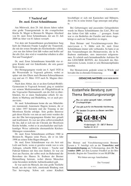 Download - Heimatverein Bremen-Lesum