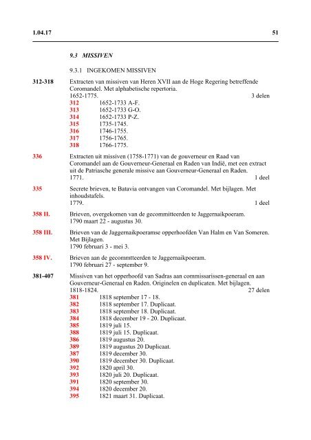 Nummer Toegang: 1.04.17 Voorlopige inventaris van archivalia ...