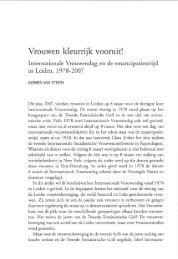 Vrouwen kleurrijk vooruit! - Historische vereniging Oud Leiden