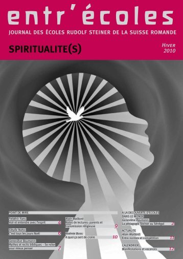SPIRITUALITE(S) - Ecole Rudolf Steiner de Geneve