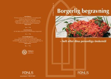 Borgerlig begravning - Fonus