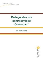 Redegørelse om kontrastmidlet Omniscan® - Dagens Medicin