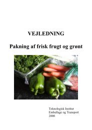 Vejledning: Pakning af frisk frugt og grønt (967 KB) - Friskpak