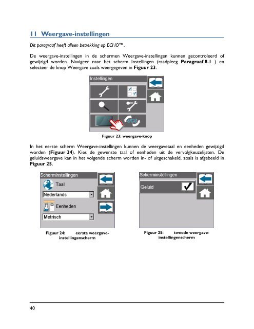 Bedieningshandleiding ECHO™/Virtuele terminal - Norac