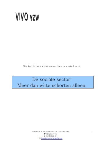 De sociale sector: Meer dan witte schorten alleen. - Non-Profit Data