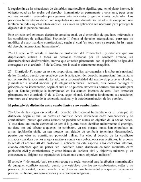 Sentencia C-225 -95 Exequibilidad de Protocolo II - Fiscalía General ...