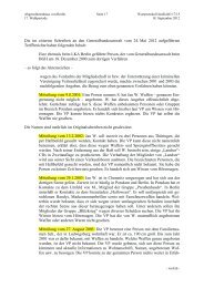 ISOA-Protokoll vom 18. September 2012 - Hinweise der 