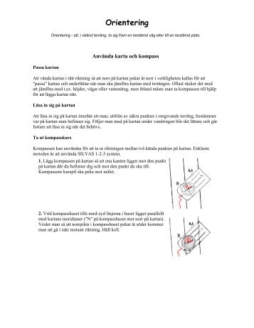 Orientera med kompass - Swedish Prepper