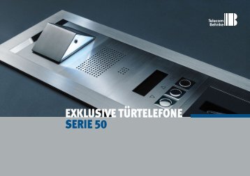 exklusive Türtelefone serie 50 - Telecom Behnke