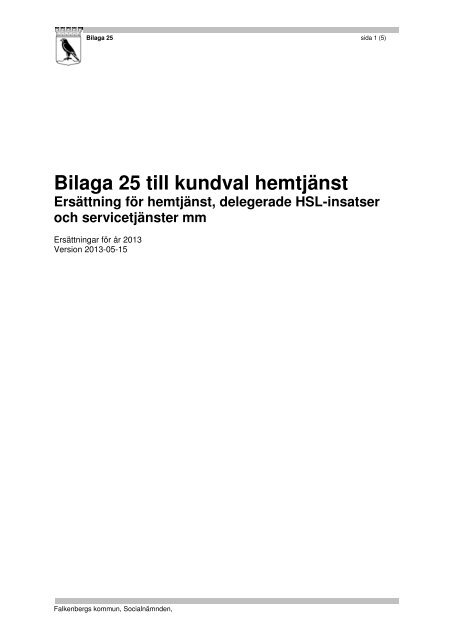 1866 Bilaga 25 Ersättningar.pdf - Falkenbergs kommun