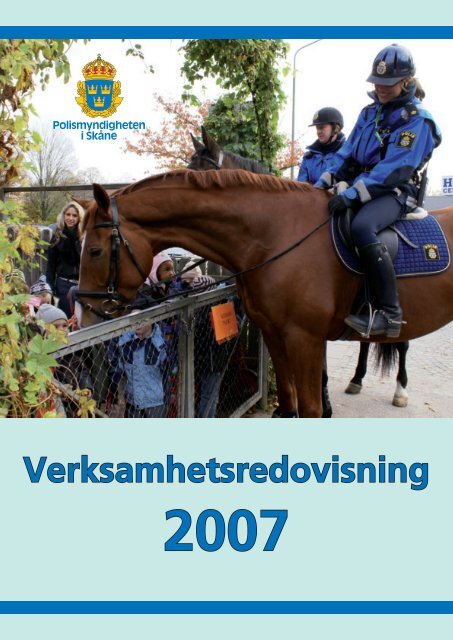 Verksamhetsredovisning 2007 - Polisen