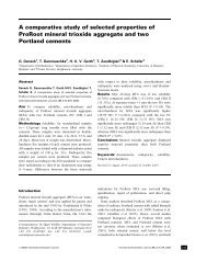 A comparative study of selected properties of ProRoot mineral ...