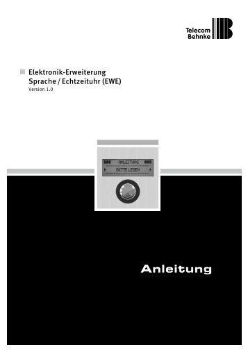 Anleitung - Telecom Behnke