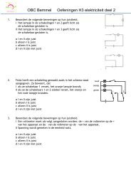 OBC Bemmel Oefeningen H3 elektriciteit deel 2