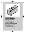 Anleitung für Montage und Betrieb Installation and ... - Effertz GmbH