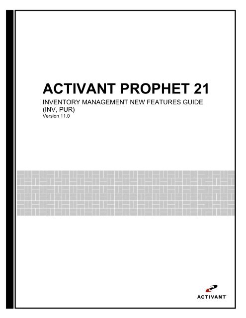 ACTIVANT Prophet 21