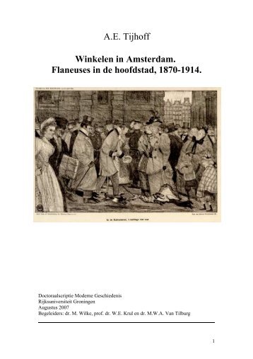 Winkelen in Amsterdam. Flaneuses in de hoofdstad, 1870 ... - Fonkel