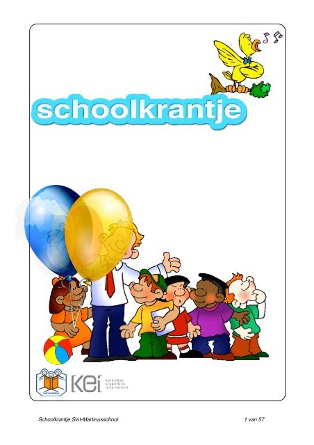 Schoolkrantje Sint-Martinusschool 1 van 57