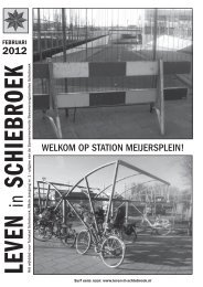 2012 WELKOM OP STATION MEIJERSPLEIN! - Leven in Schiebroek