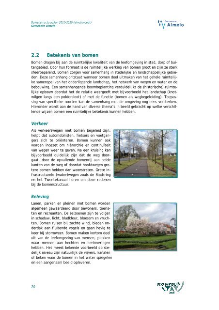 Eindconcept bomenstructuurplan - Gemeente Almelo
