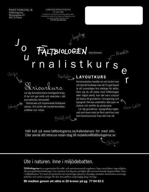 Fältbiologen 4/2009.pdf - Fältbiologerna