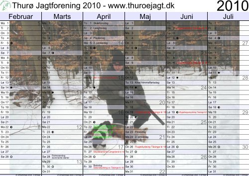 Thurø Jagtforening 2010 - www.thuroejagt.dk - Thurø Jagtforenings