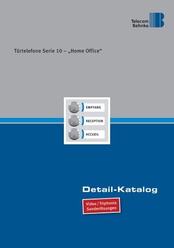 Detail-Katalog - Telecom Behnke