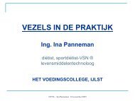 Vezels in de praktijk: Ina Panneman, zelfstandig gevestigd ... - NVVL