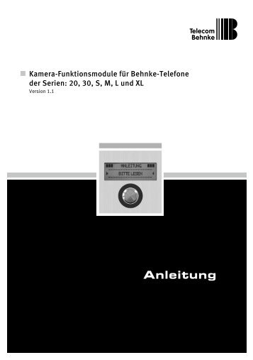 Anleitung - Telecom Behnke