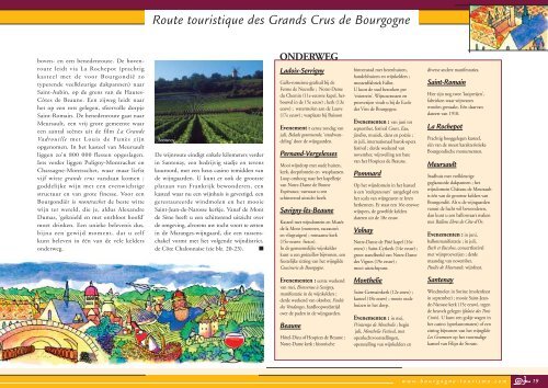 De wijnroute van Bourgondië - Entre Ciel et Terre