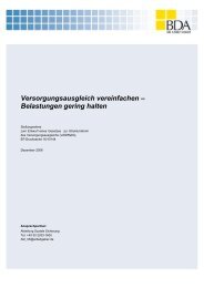 Versorgungsausgleich vereinfachen – Belastungen gering halten