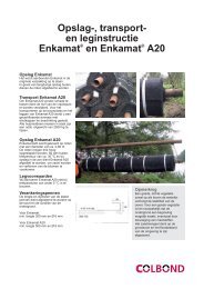 en leginstructie Enkamat® en Enkamat® A20 - Colbond Geosynthetics