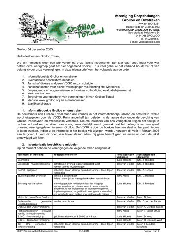 Download Nieuwsbrief Grolloo Totaal 24 december 2005