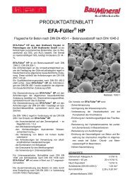 Produktdatenblatt Efa-Füller HP Stand10