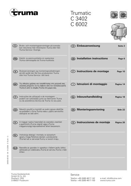Trumatic C 3402 C 6002