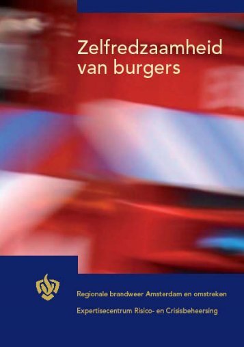 Zelfredzaamheid van burgers - Brandweer