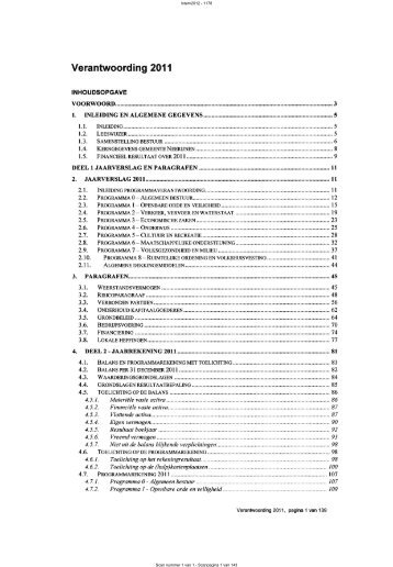 Verantwooding 2011.pdf - Vergaderingen - Gemeente Neerijnen