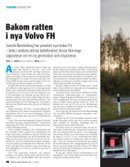 Bakom ratten i nya Volvo FH - Norvinges Transport